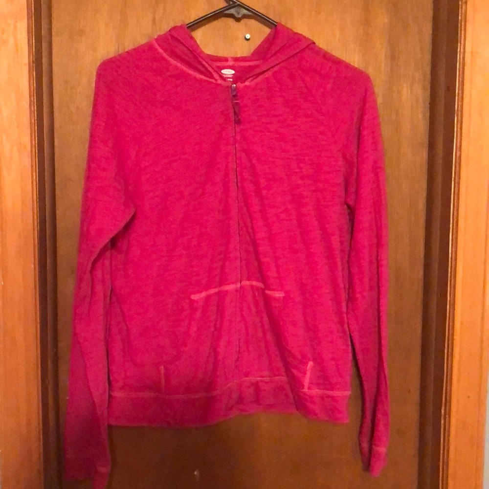 Zip up sweater with hood